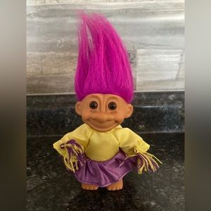 Cheerleader Troll Vintage Russ Doll